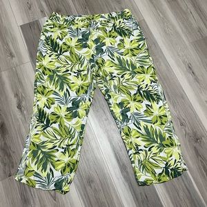 Palm leaf pant